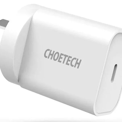 Choetech 20W PD USB-C Wall Charger QC 3.0 Power Adapter + Cable For iPhone 14 13