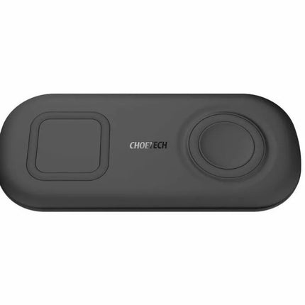 CHOETECH T570-S 2-in-1 Wireless Charger Pad - iPhone 14, 13, 12 or Samsung Watch