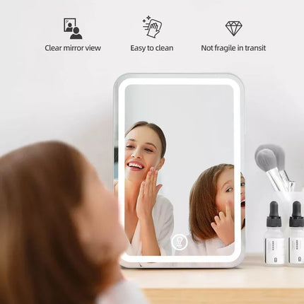 BDI B602 AC/DC Portable Beauty Cosmetics Cooler Skincare Fridge - Mirror & LED