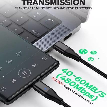 Choetech XCC-1034 3-in-1 Magnetic PD 60W USB C to C Cable - Type C/Micro/iPhone
