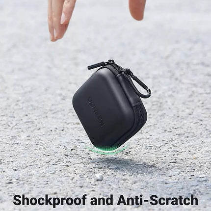 UGREEN Earbuds Earphone Carrying Case Holder Storage Bag with Carabiner