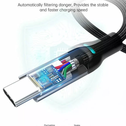 Choetech 100W 20V/5A USB-C to USB-C Charging Cable 1.8m PD Fast Charging for Mac